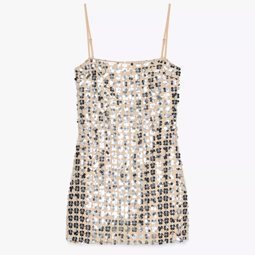 Zara sequin Minnie Dress